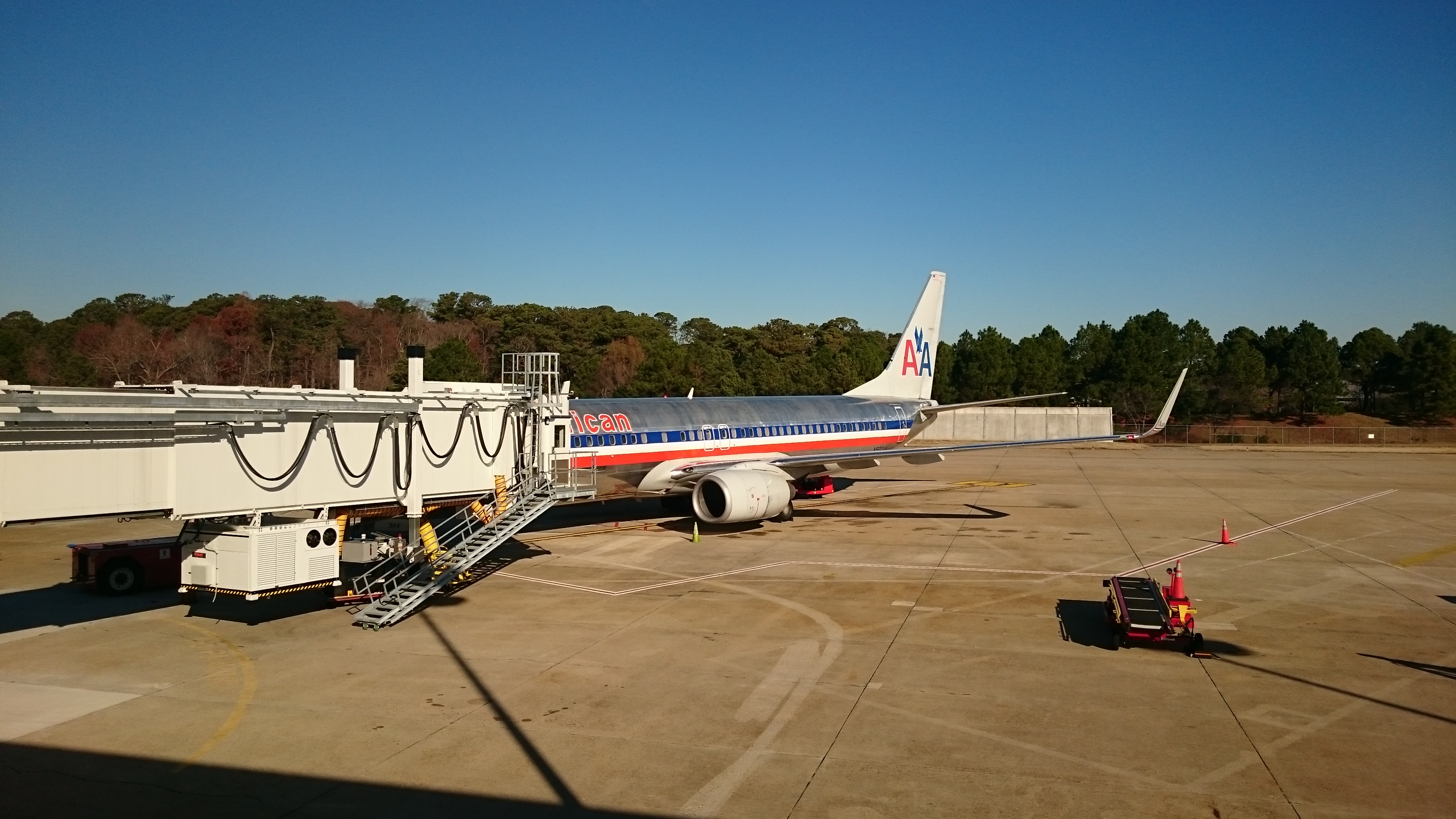 Flying on the Snowball Express with American Airlines