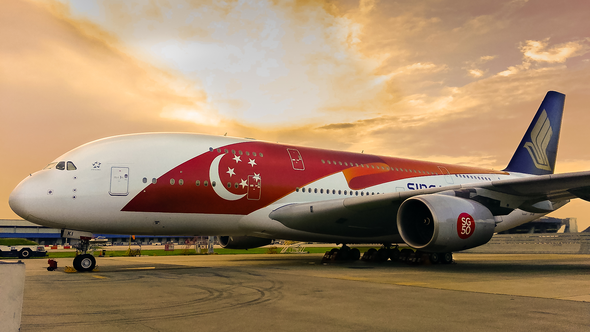 Win A Model Of Singapore Airlines Special 50th Anniversary Livery On 