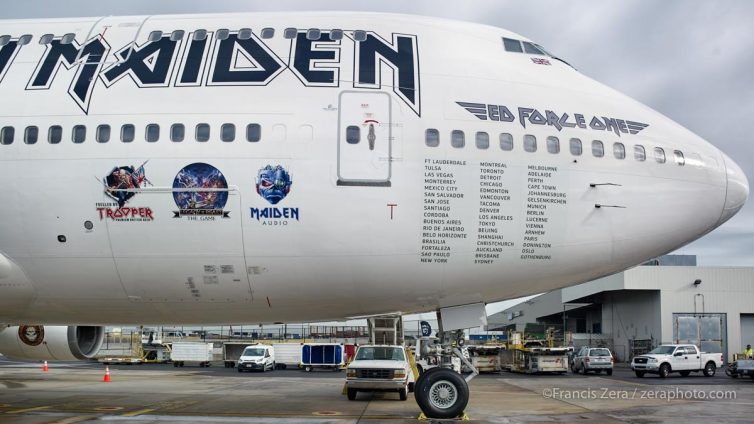 Photos Iron Maiden S Ed Force One 747 Rocks Seattle