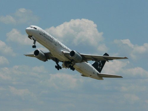 Star Alliance Boeing 757 - click for larger