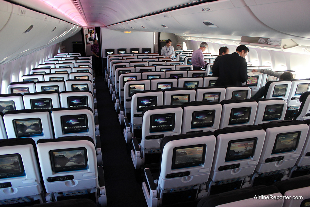 Checking out Air New Zealand”s New Interior on Their First Boeing 777 ...