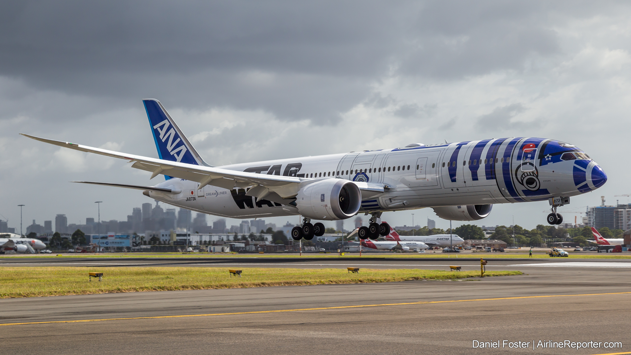 Звездный ana boeing 787-9 dreamliner star wars