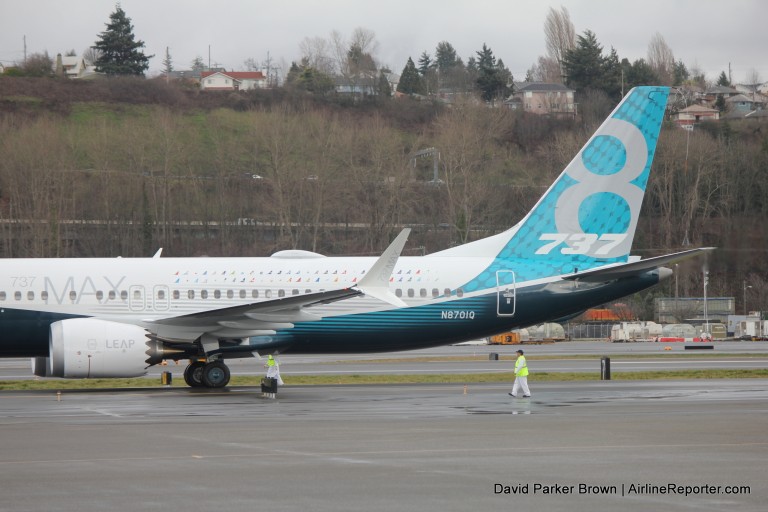 The Boeing 737 MAX Completes First Flight (and Landing) : AirlineReporter