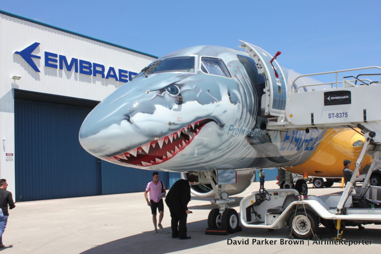 Flying Jump Seat in the Embraer E190-E2 : AirlineReporter