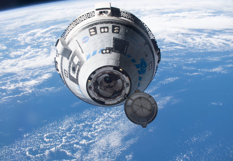 Boeing's capsule approaches the ISS.